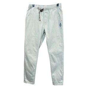 Prana Standard Fit Khaki Organic Cotton Straight Leg Pants Womens Size XS